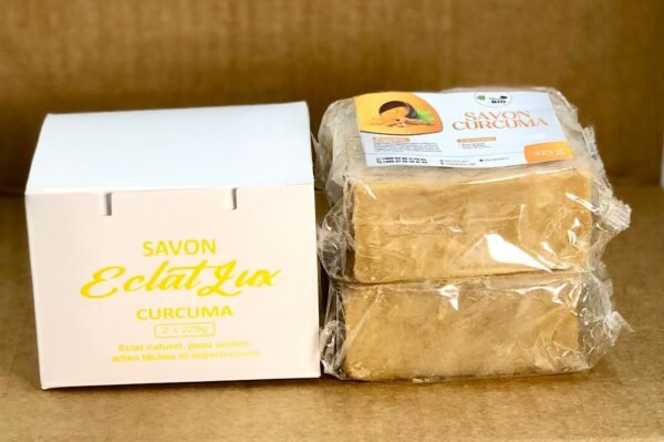 Coffret savon curcuma
