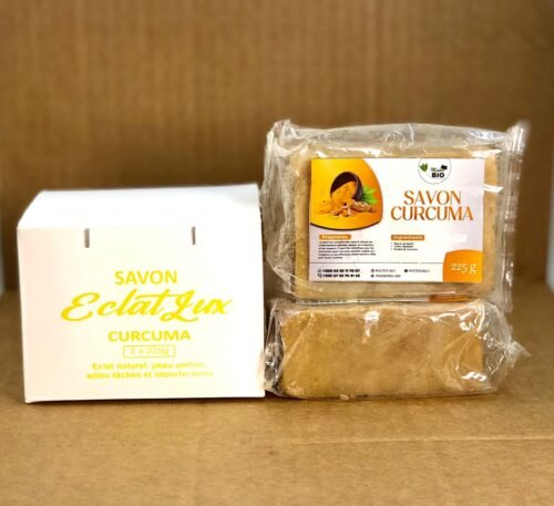 Coffret savon curcuma