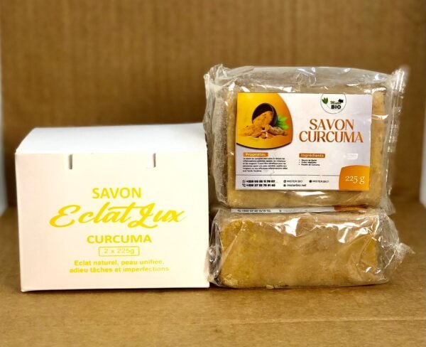 Coffret savon curcuma